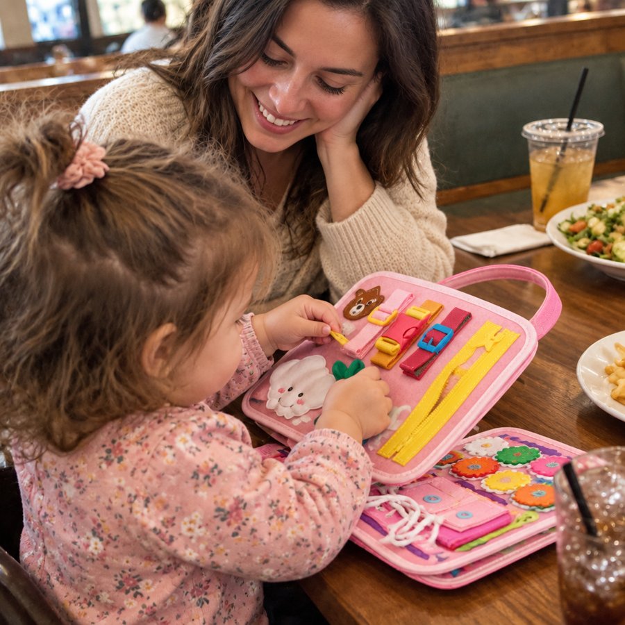Mom and toddler with PurePlay
