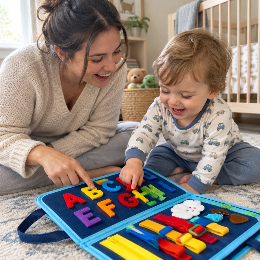 Mom and toddler with PurePlay