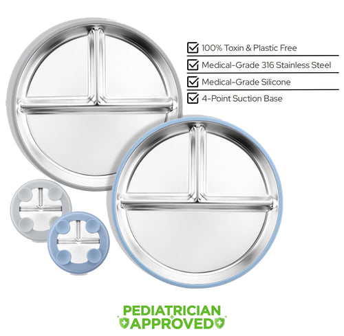 PureBite™ Steel & Silicone Plates