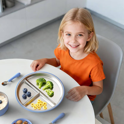 PureBite™ Complete Mealtime Set | Plates + Bowls + Utensils