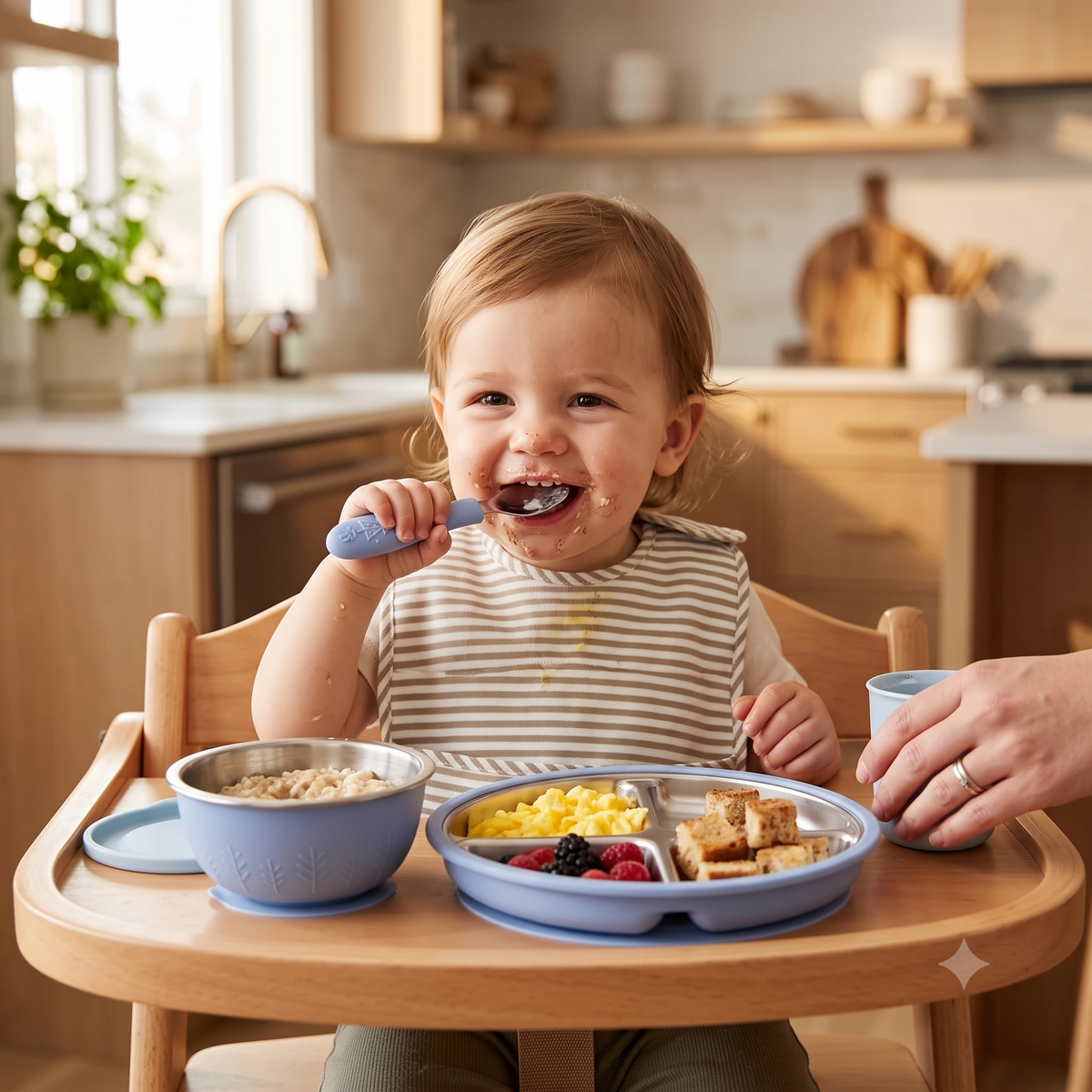 PureBite™ Complete Mealtime Set | Plates + Bowls + Utensils