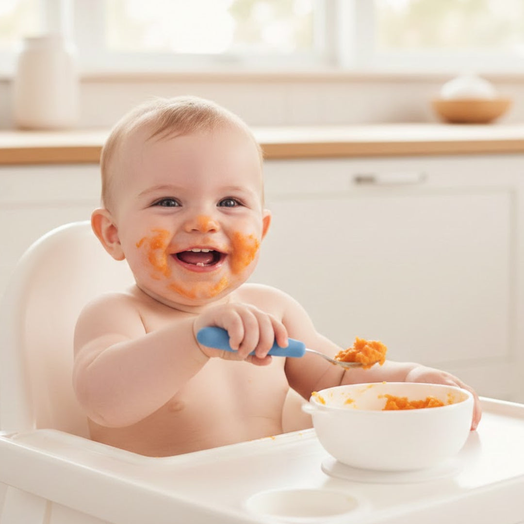 PureBite™ Steel & Silicone Utensil Set | 6 pc