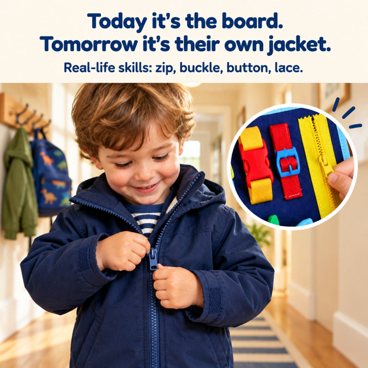PurePlay™ Montessori Busy Board