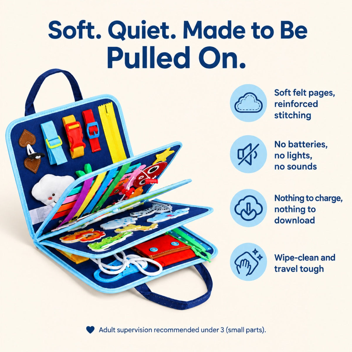 PurePlay™ Montessori Busy Board