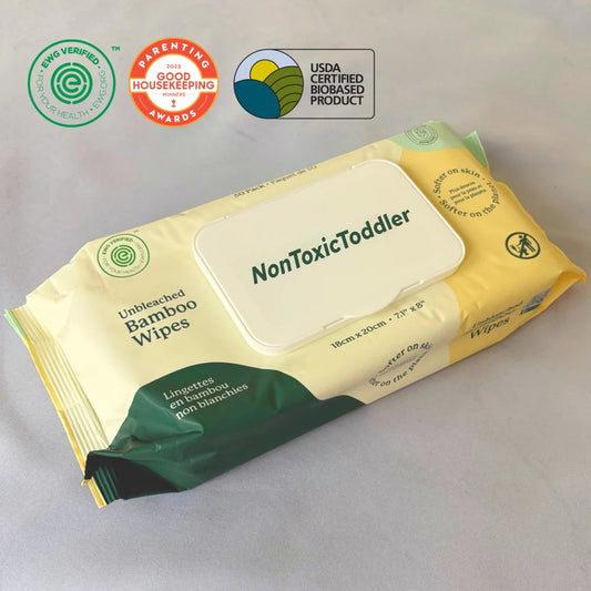 Unbleached Bamboo Wipes