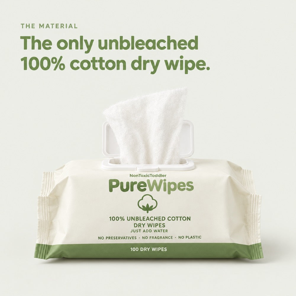 100% cotton dry wipes